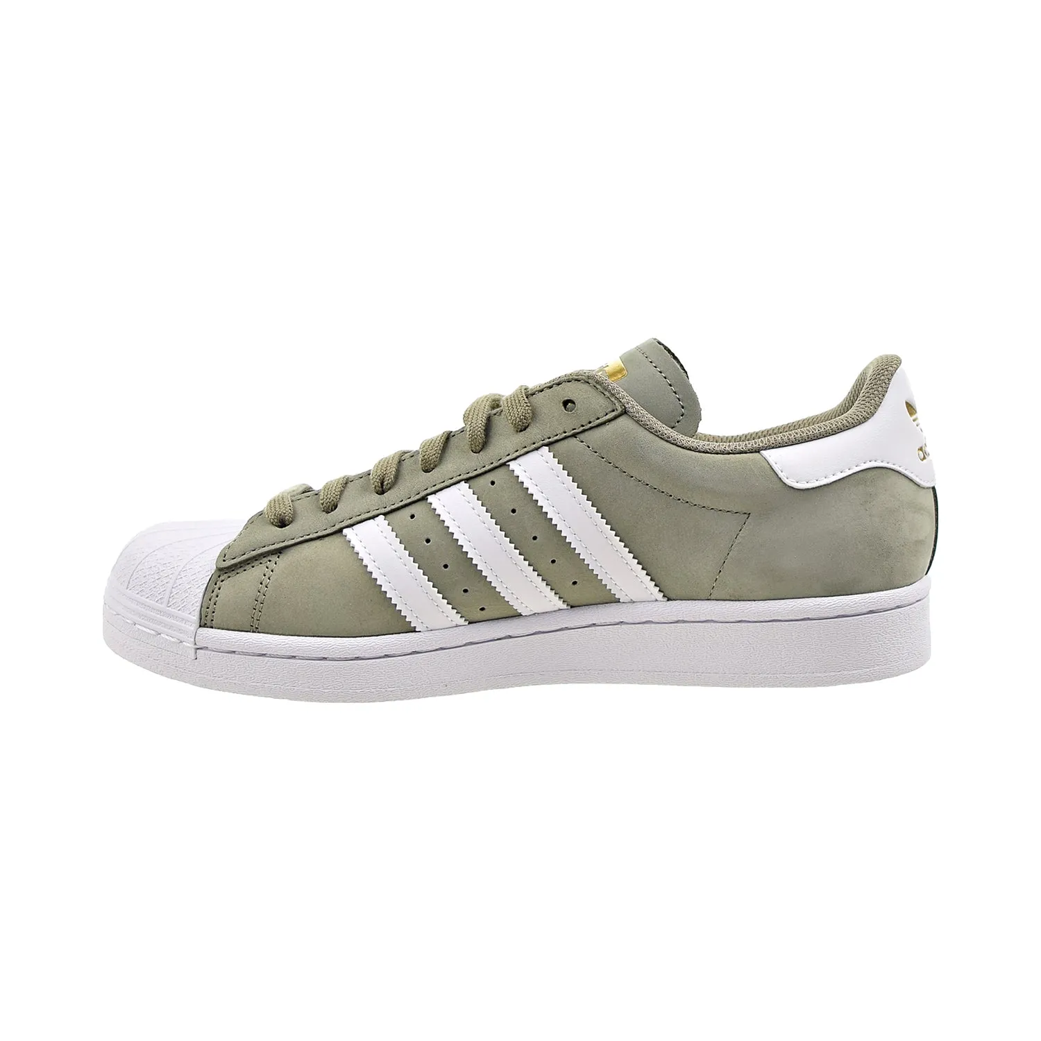 Adidas Superstar Men's Shoes Orbit Green-Cloud White-Gold Metallic