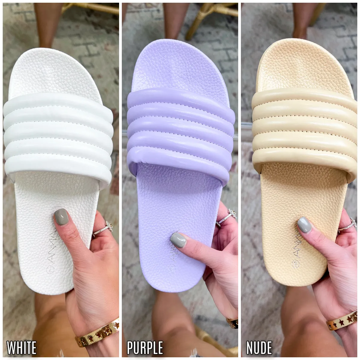 Anytime and Anywhere Quilted Pillow Slide - FINAL SALE