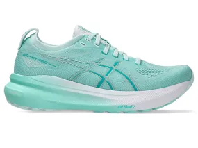 Asics Women's GEL-KAYANO 31 Wide (D) Running Shoes in Illuminate Mint/Pure Silver