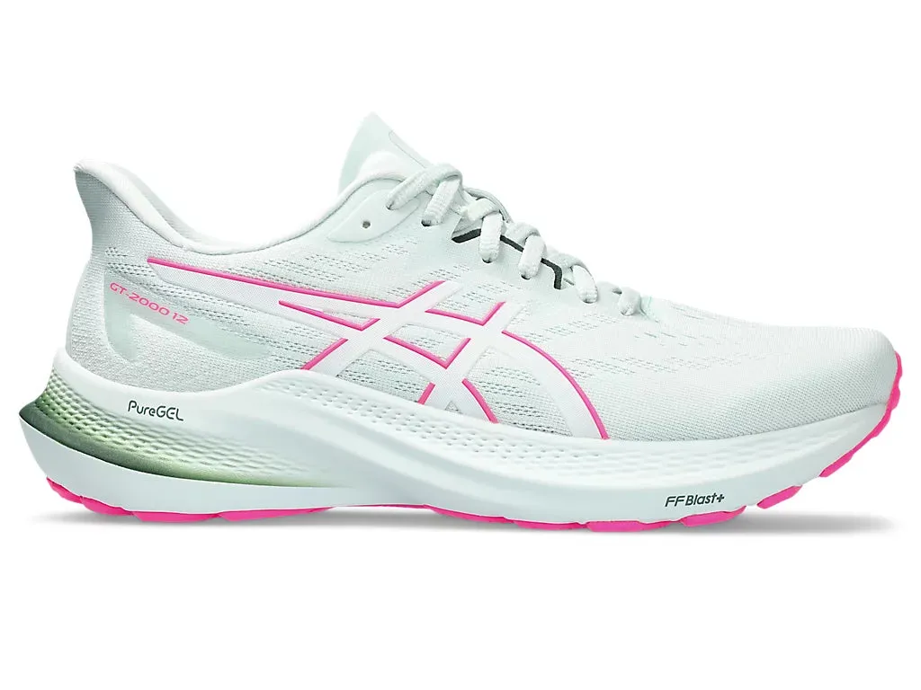Asics Womens GT-2000 12 Wide- Pure Aqua/White (1012B504-300)