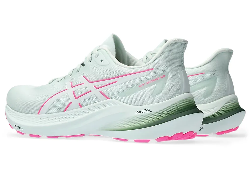 Asics Womens GT-2000 12 Wide- Pure Aqua/White (1012B504-300)