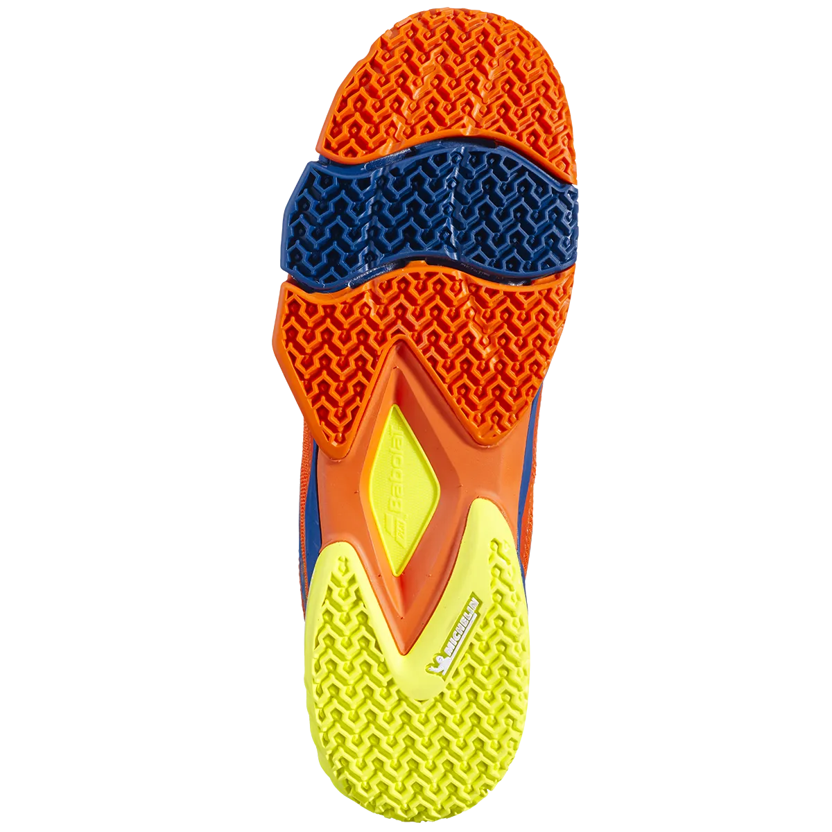 Babolat Men's Jet Premura Padel Shoes Orange Dark Blue
