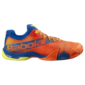 Babolat Men's Jet Premura Padel Shoes Orange Dark Blue