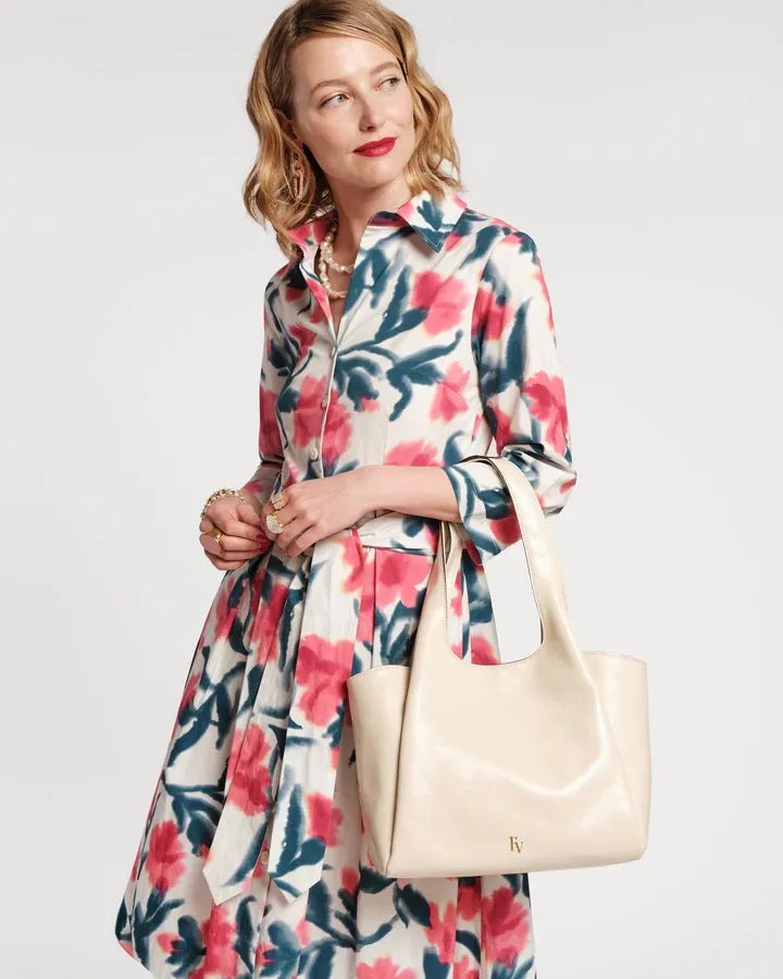 Bellini Pink Lotus Midi Dress