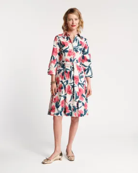 Bellini Pink Lotus Midi Dress