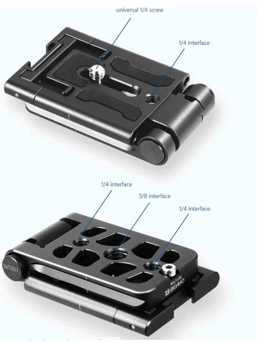 Benro MPU70P Multifunctional Quick Release Plate for Benro Arca Swiss Ball Head