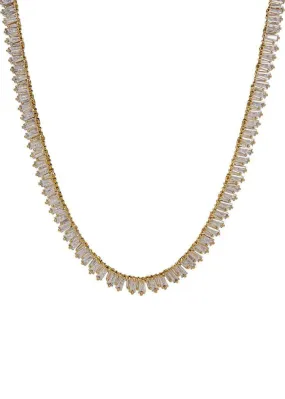 Bracha Reign Tennis Necklace - Gold