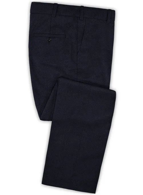 Caccioppoli Dapper Dandy Arber Navy Blue Wool Suit