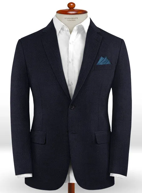Caccioppoli Dapper Dandy Arber Navy Blue Wool Suit