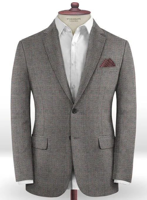 Caccioppoli Dapper Dandy Vucia Brown Wool Jacket
