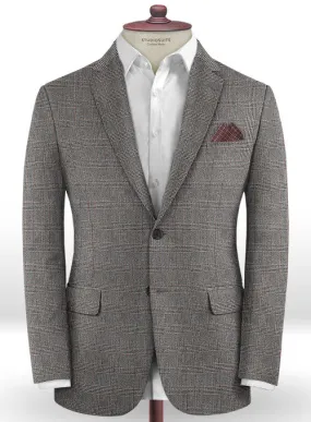 Caccioppoli Dapper Dandy Vucia Brown Wool Jacket