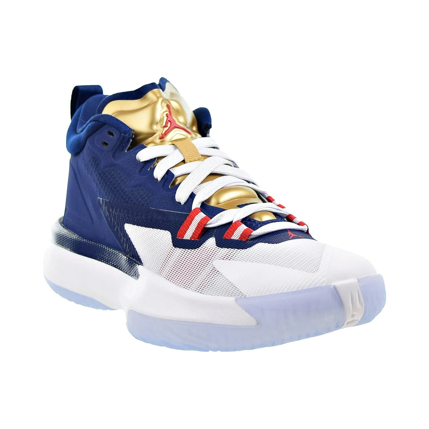 Jordan Zion 1 (GS) Big Kids' Shoes Blue Void-University Red-White