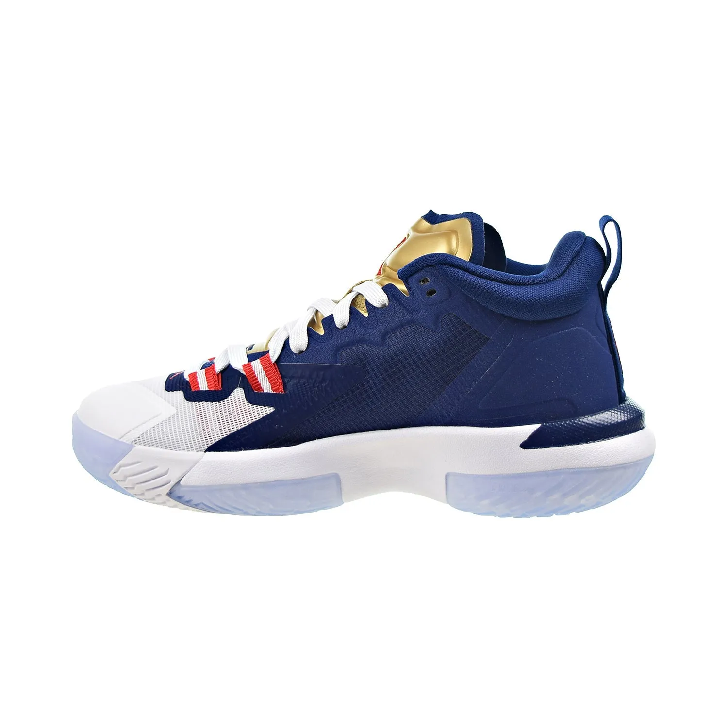 Jordan Zion 1 (GS) Big Kids' Shoes Blue Void-University Red-White