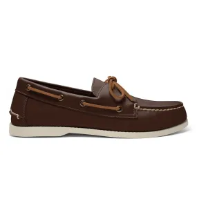 Men’s 2 Eyelet LE Boat Shoe: Brown