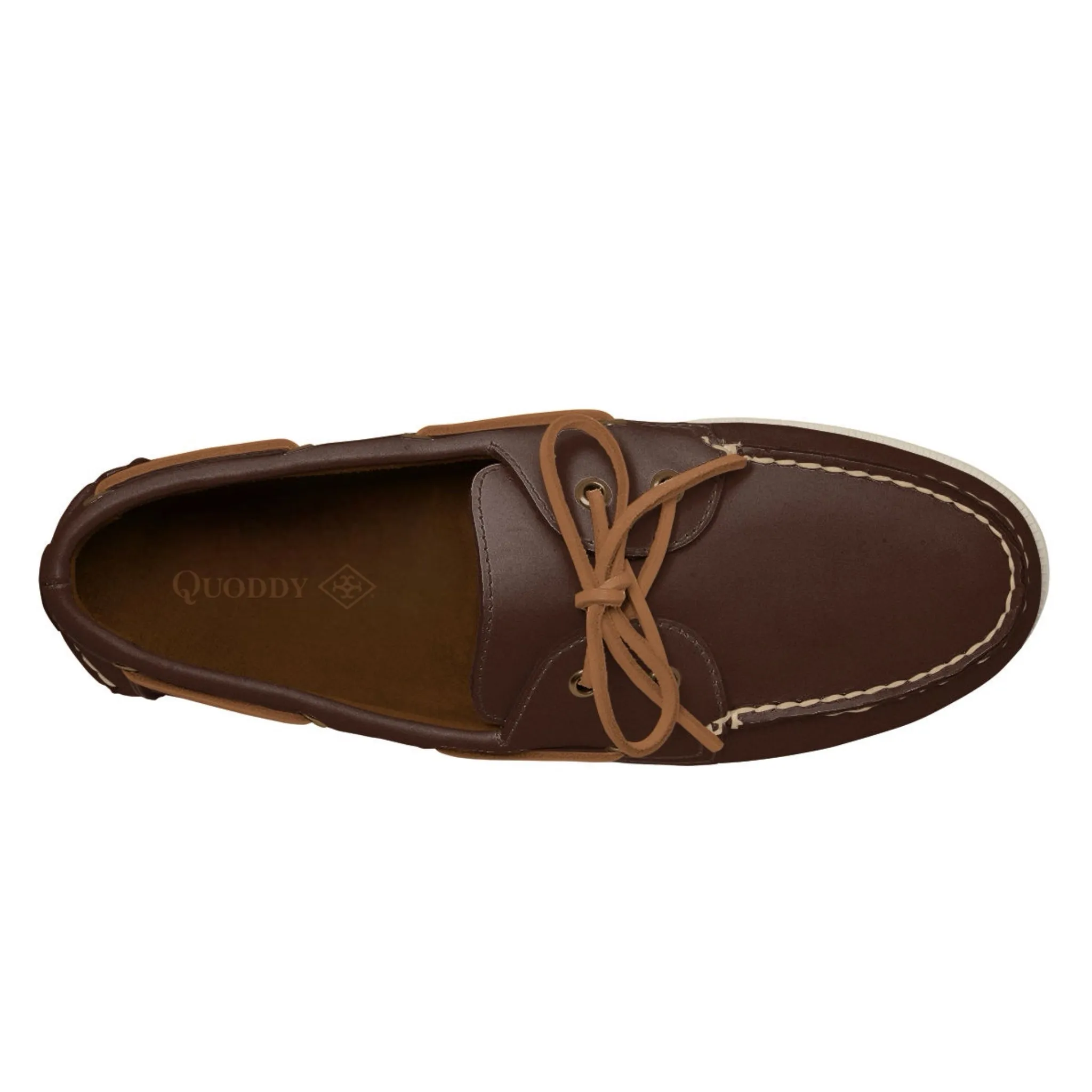 Men’s 2 Eyelet LE Boat Shoe: Brown