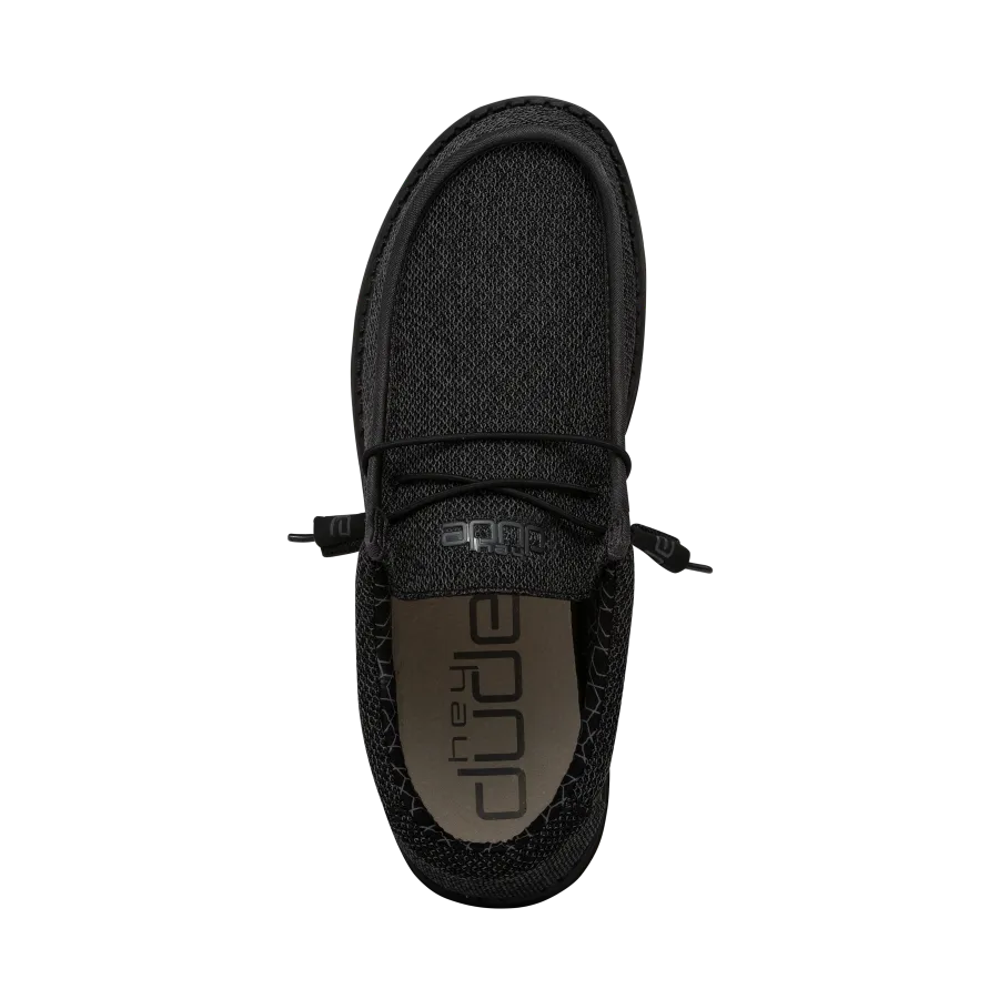 Men's Wally Sox • Micro Total Black