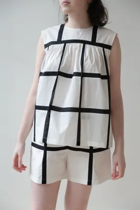 Nina Donis Black and White Check Set