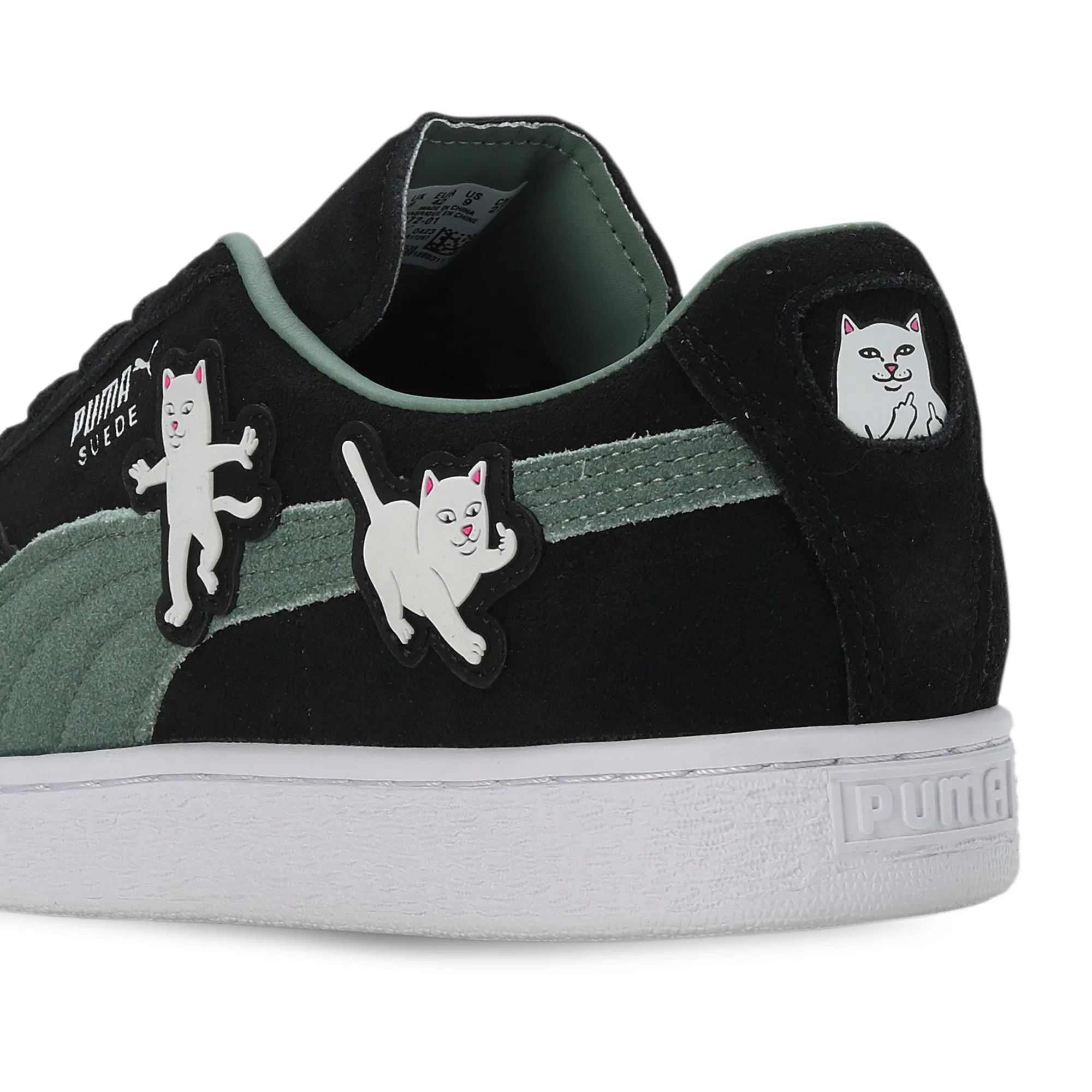 Puma x RIPNDIP Mens Suede Black Shoes