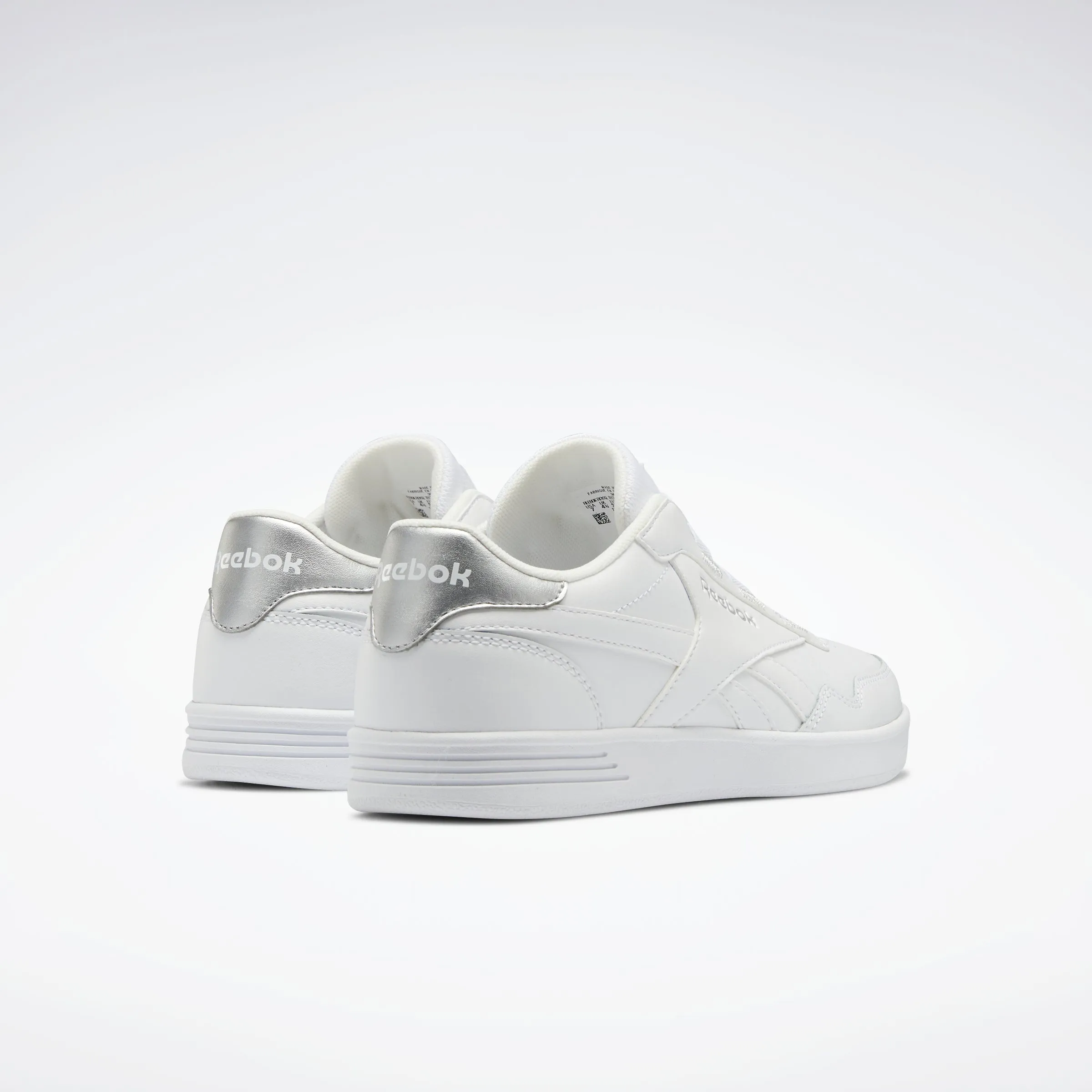 Reebok Footwear Women Reebok Royal Techque T Elastic Shoes White/Silver Met./White