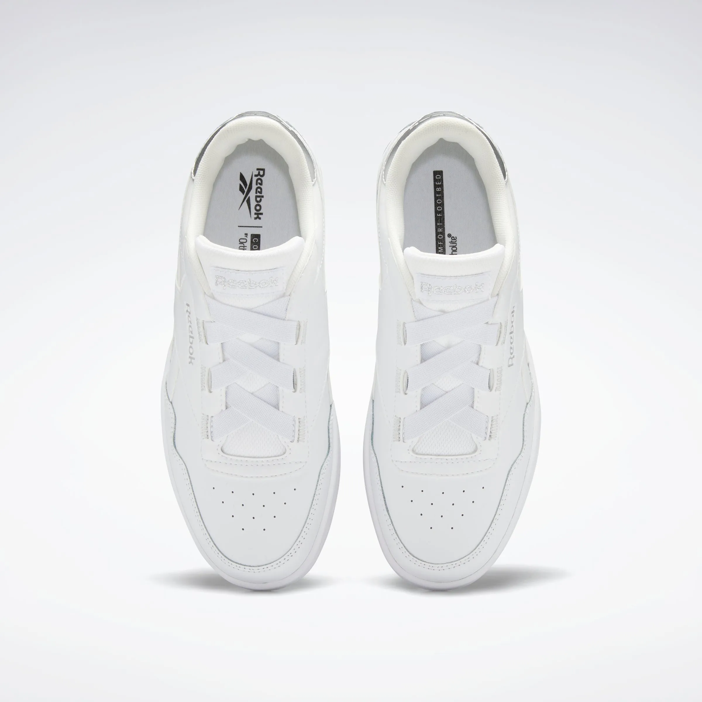 Reebok Footwear Women Reebok Royal Techque T Elastic Shoes White/Silver Met./White