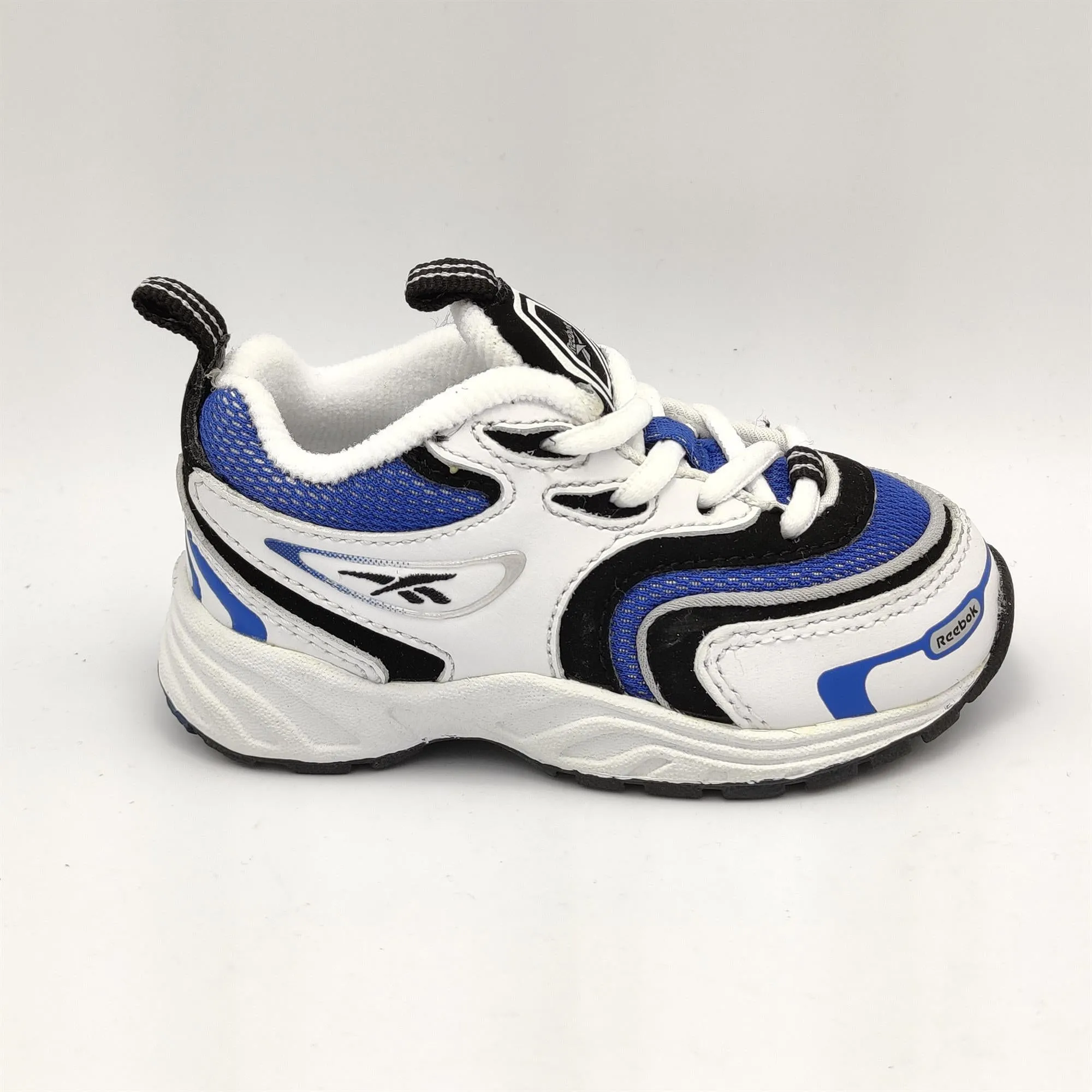 Reebok Infant Radiate Infant Retro Trainers - Blue - Blue/White - UK K3.5