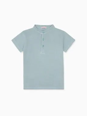 Sage Green Alcon Boy Polo Shirt