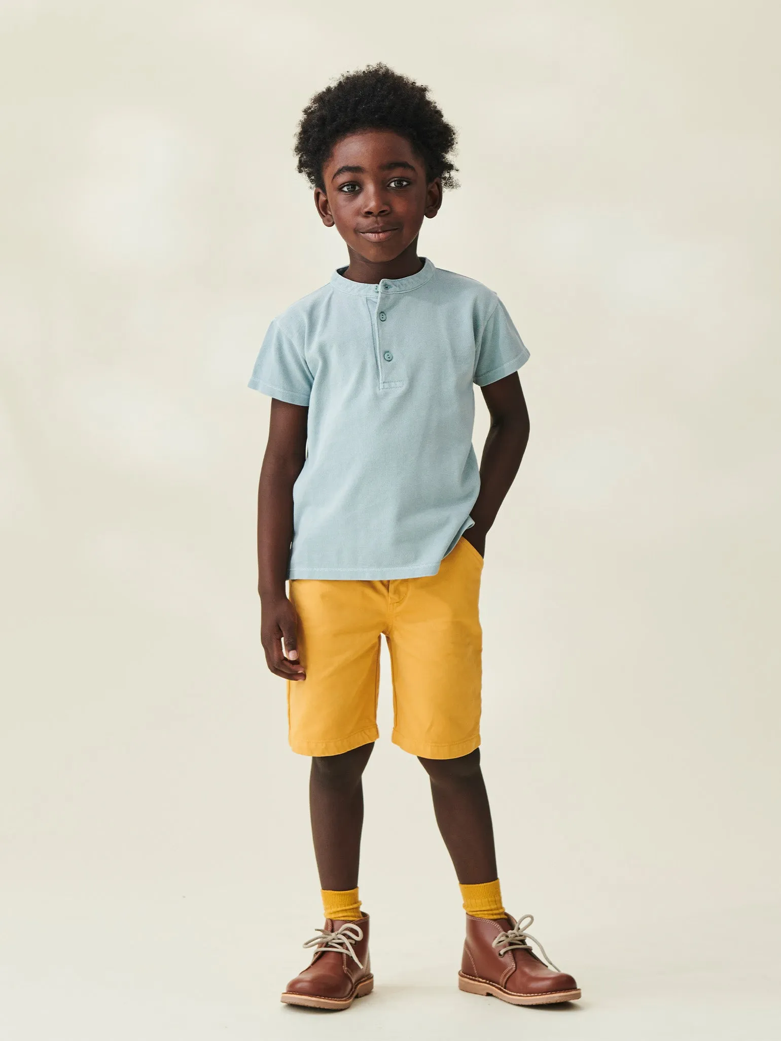 Sage Green Alcon Boy Polo Shirt