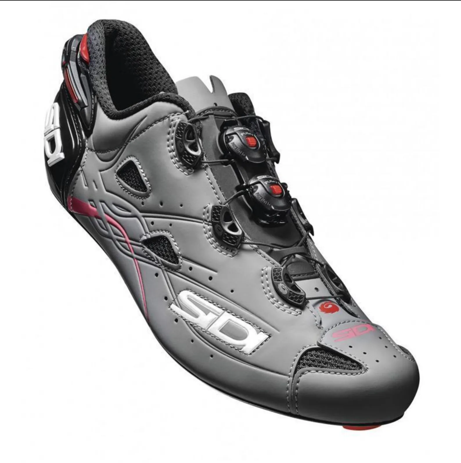 Sidi Shot Giro D' Italia Shoe Blk/Gry/Pnk 46