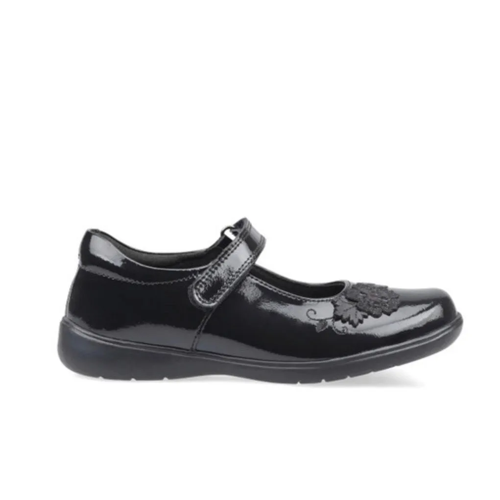 Startrite Wish Patent School Shoe 2800 F Fit