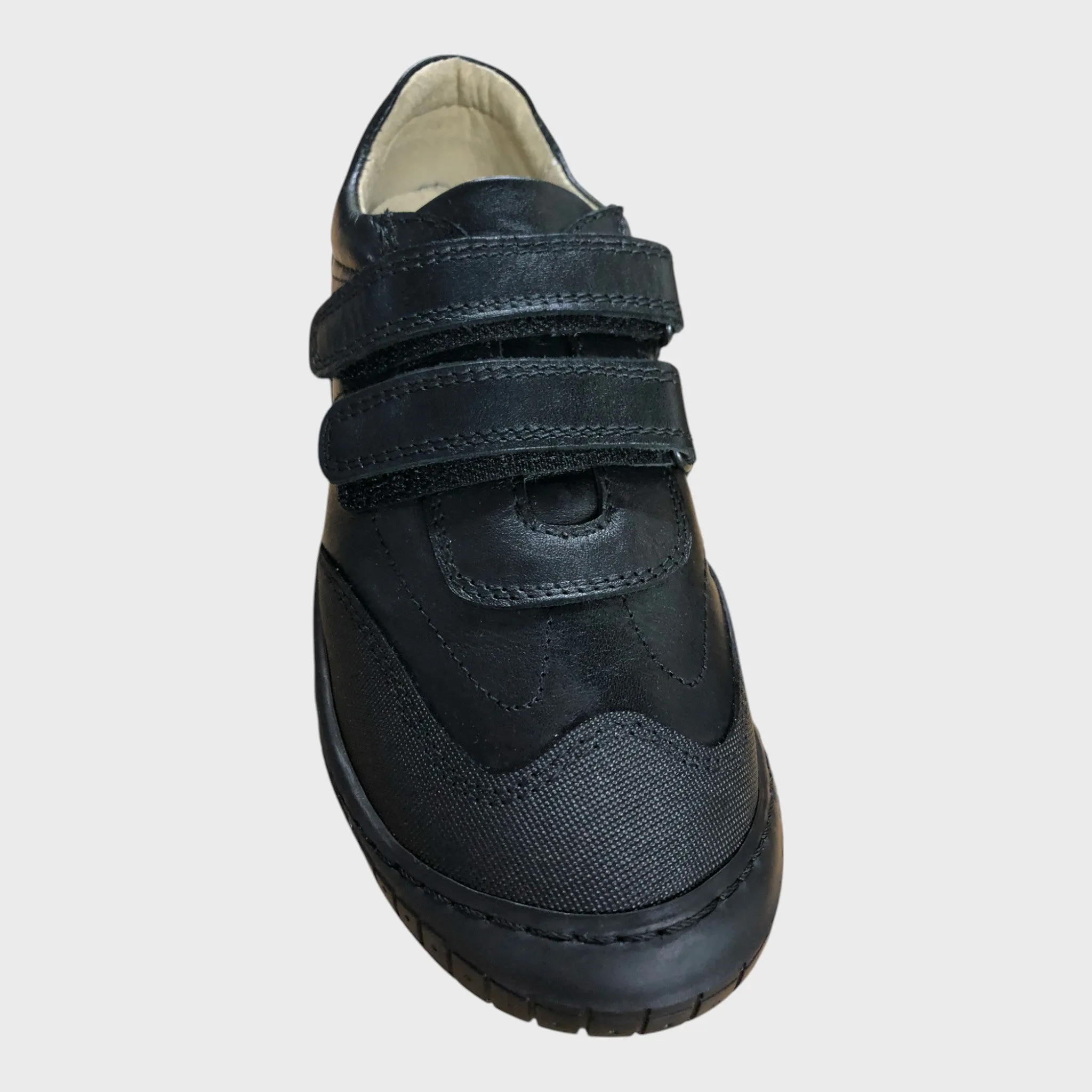 Trotter Black Hampton Classic Jude School Shoes