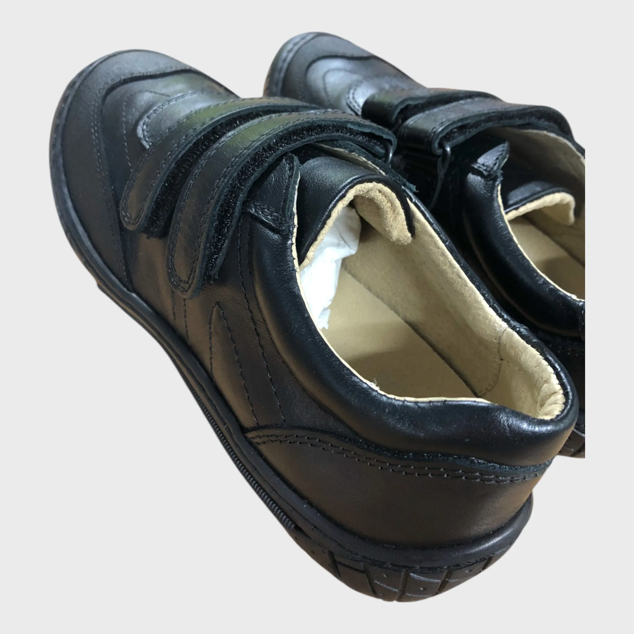 Trotter Black Hampton Classic Jude School Shoes
