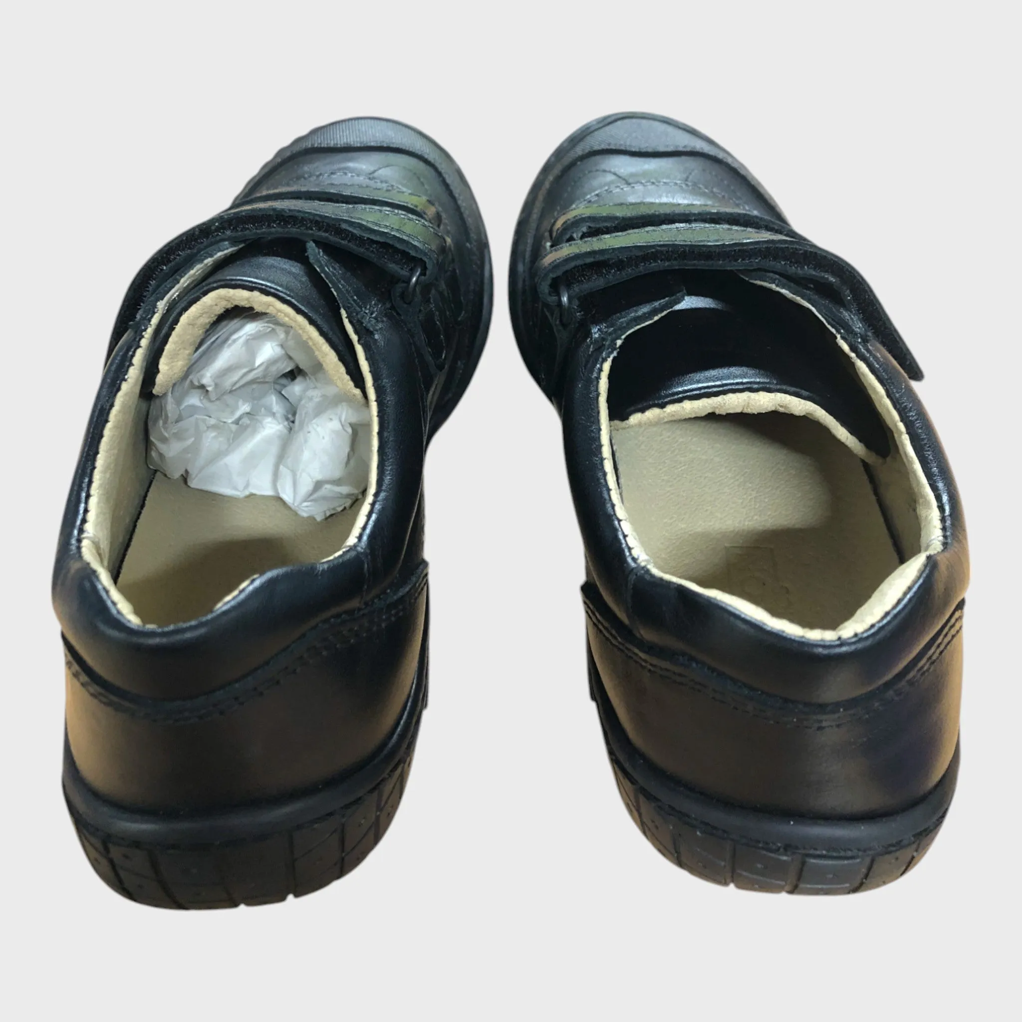 Trotter Black Hampton Classic Jude School Shoes