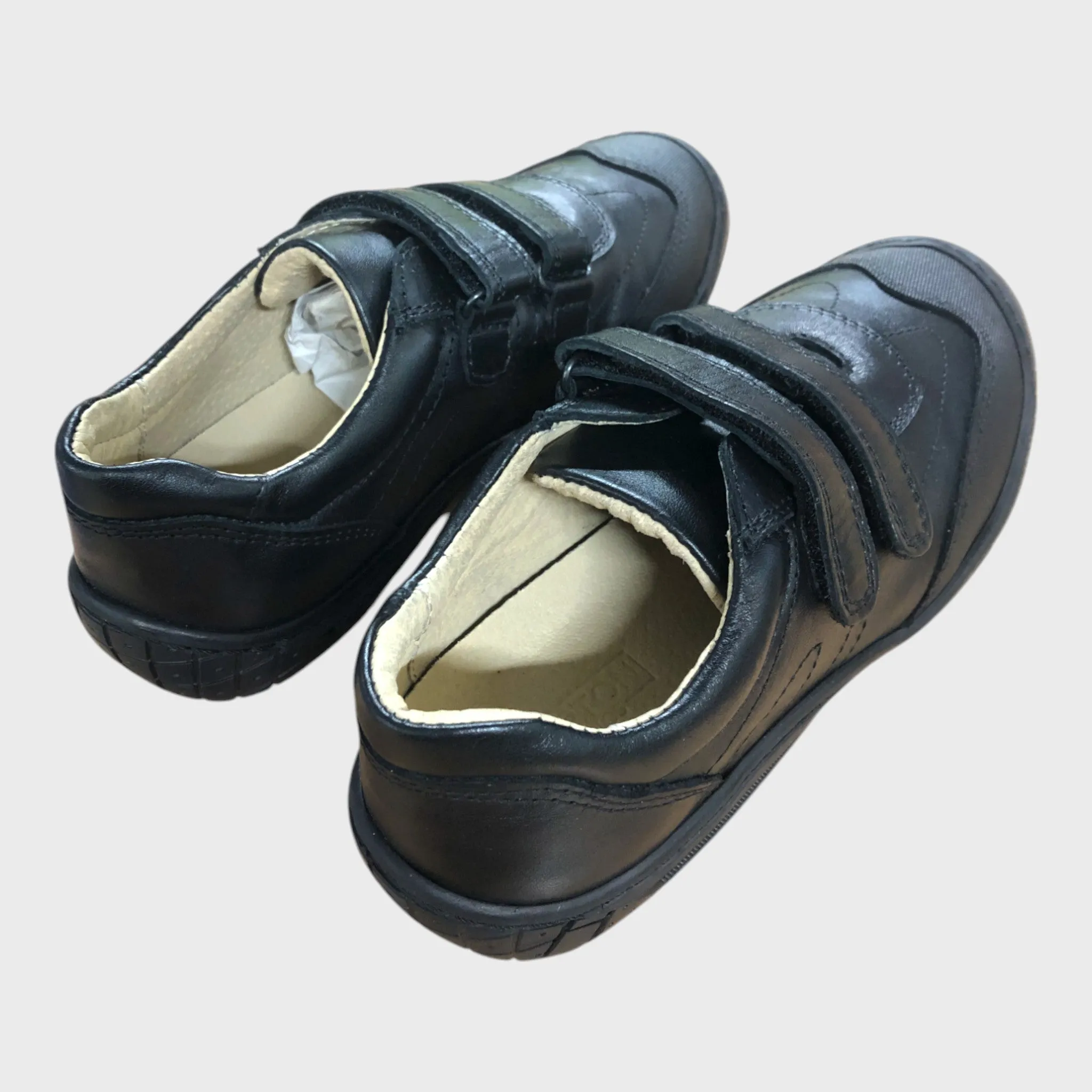 Trotter Black Hampton Classic Jude School Shoes