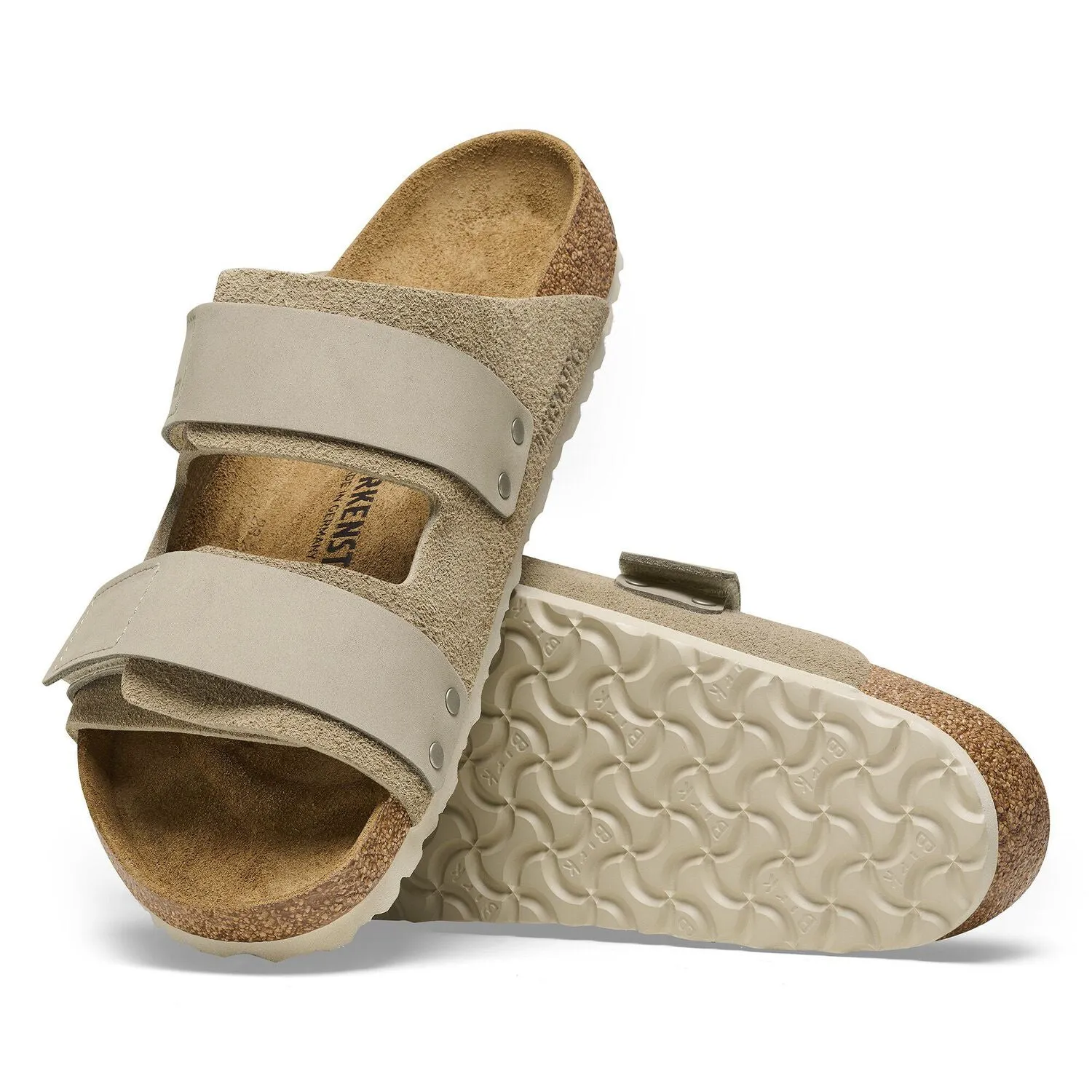 Uji Taupe Nubuck Suede / Leather