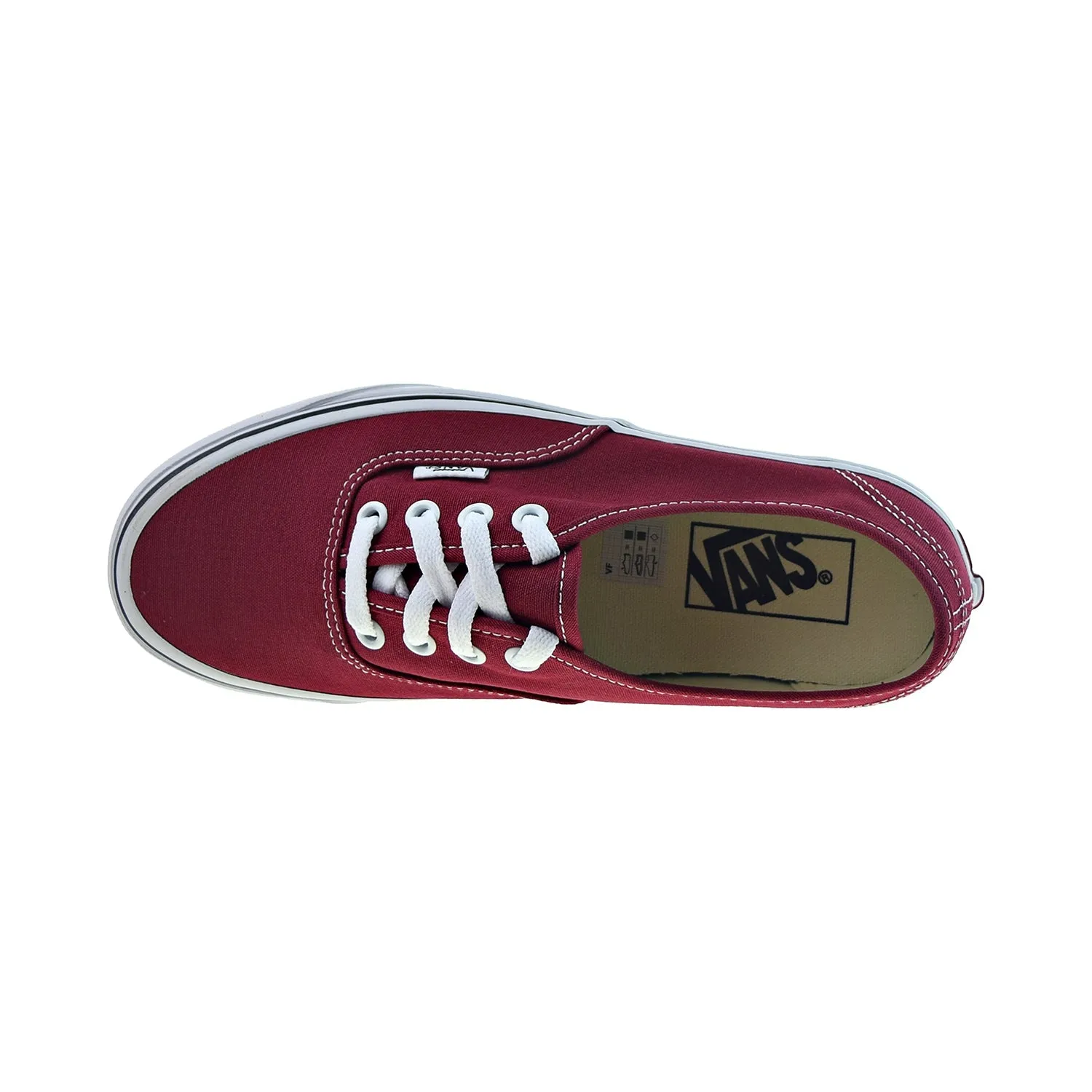 Vans Authentic Men's Shoes Rumba Red-True White
