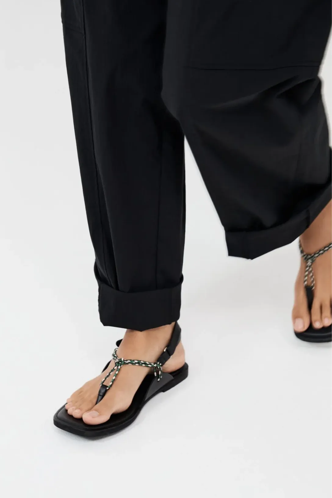 Woven Rope Sandal | Verde